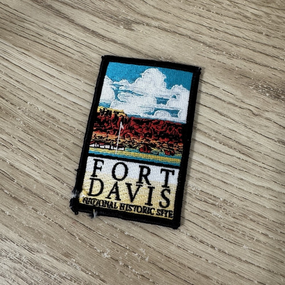 Fort Davis National Historic Site Souvenir‎ Embroidered Patch Damaged